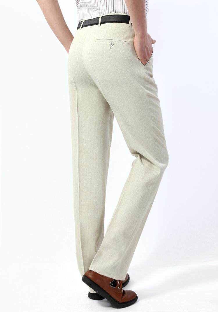 Pantalon droit en chanvre pour été - Ref 1466167 Image 19