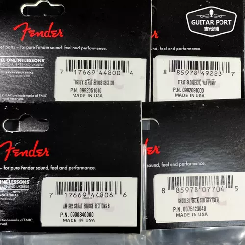 Оригинальное американское производство Fender Vintage 57 62, американский стандарт чернил, стандартный гитарный мост Meihao Meigui, седло, код седла