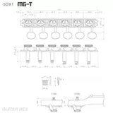 [原装日产Gotoh SD91 mgt带锁复古珍珠款手柄单侧吉他琴钮卷弦器]