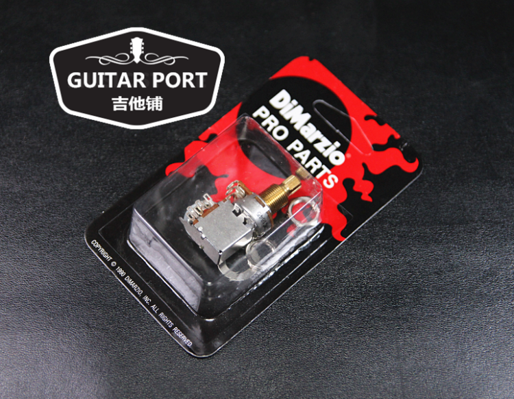 Original Dimarzio 500k 250k full copper axis central axis Guitar bass pull cut single potentiometer