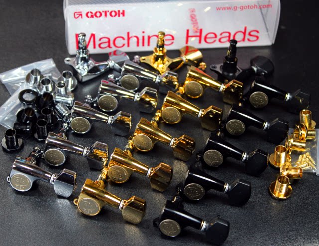 Original Nissan GOTOH SGS510Z A07 guitar unilateral 18-1 gear ratio of the roll-roll coil 45 degree hole