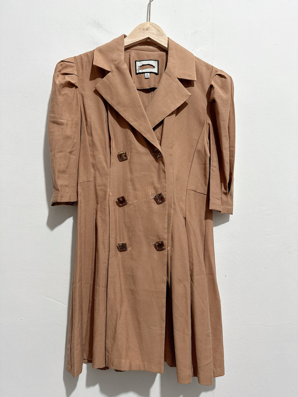Mz Spring Season Elegant Suit Dress, Tag Removed, Size S, Shoulder Width 40, Bust 88, Length 82, Double-Breasted for Commuting Mz Spring Season Elegant Suit Dress, Tag Removed, Size S, Shoulder Width 40, Bust 88, Length 82, Double-Breasted for Commuting