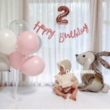 Япония и Южная Корея INS Pink Theme Balloons Bendet Happy Pull Flag для девочек на вечерин