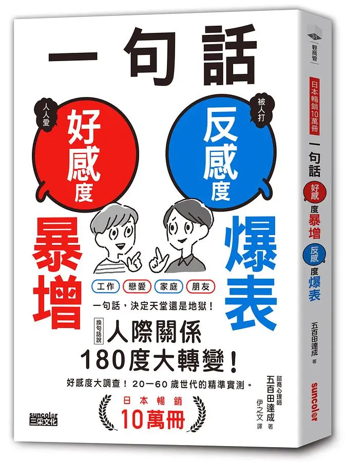 一句話, 好感度暴增、反感度爆表!