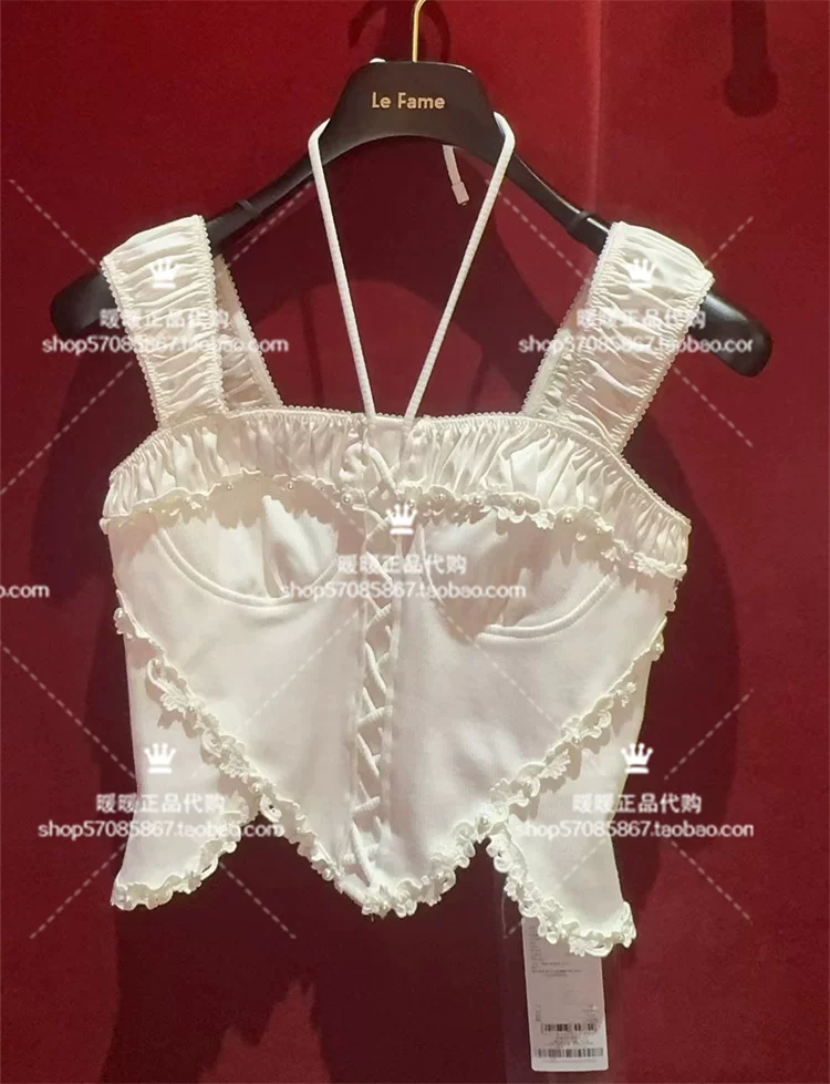 LF24X31SV232 топ-с suspender Lefame Rudham счет купля-дома 2024 лето новое