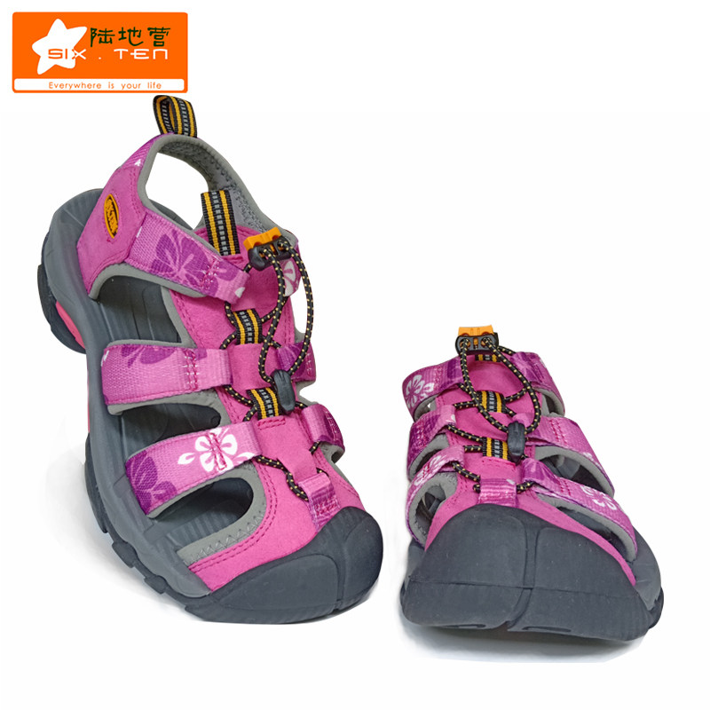 SIXTEN land camp shoes women sandals Baotou beach shoes non-slip shoes Men's breathable flat bottom shoes Creek Shoes Outdoor Shoes