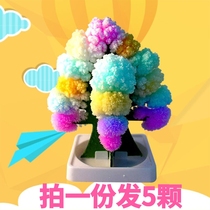 Paper Tree Blossoms Christmas Gifts Handmade Toy Tree Grow Crystal Magic Tree Gives Children Creative Gifts