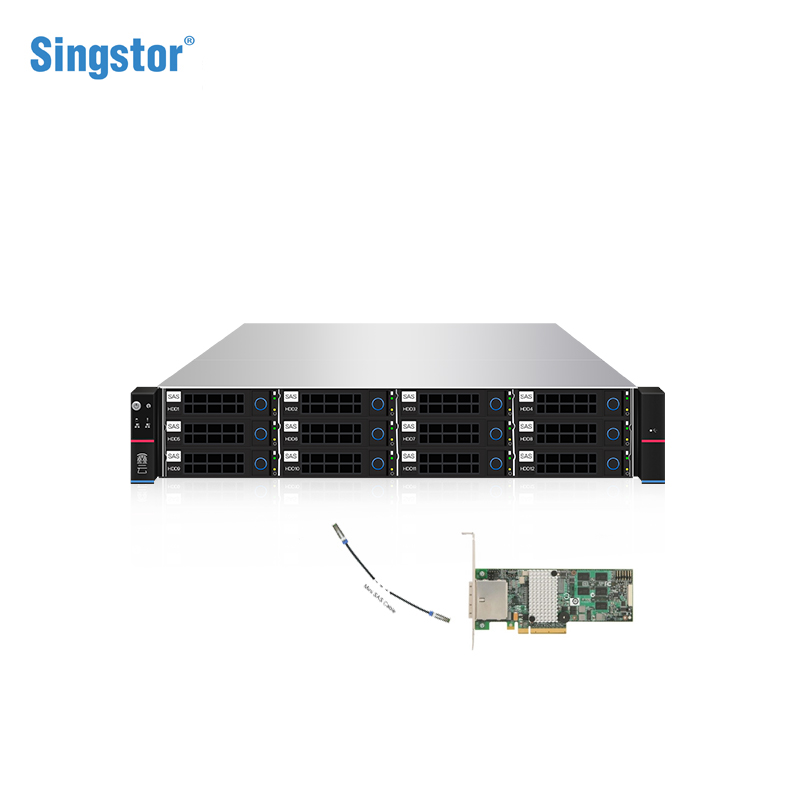 Disk array 4K editing video production storage Xinyun 12-disk DAS high-speed direct-connected array cabinet
