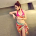 Bộ đồ bơi bikini ngực nhỏ của phụ nữ tập hợp áo ba lỗ 2018 mới quyến rũ của Hàn Quốc Bikinis