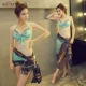 Áo tắm nữ Xiêm gợi cảm khoe bụng bầu ngực nhỏ thu thập bikini 2018 thời trang mới áo tắm xuân nóng bỏng - Bộ đồ bơi One Piece