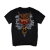 2018 Tiger Tiger thiết kế thủy triều chung thương hiệu áo thun Nhật Bản Harajuku graffiti hip-hop cotton ngắn tay BL05 áo thun nam tay ngắn đen Áo phông ngắn