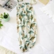 Quần dài rayon mùa hè, quần mặc nhà cotton nữ, quần pyjama cotton mềm, quần âu, quần tất rayon - Quần tây