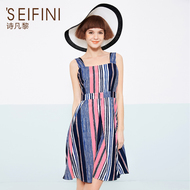 Trung tâm mua sắm với cùng một thơ Fan Li mùa hè ăn mặc mới đầm 3160619189371