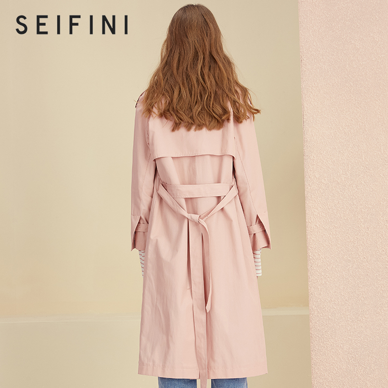 Trench pour femme  SEIFINI    en Coton en Coton - Ref 3226484 Image 3