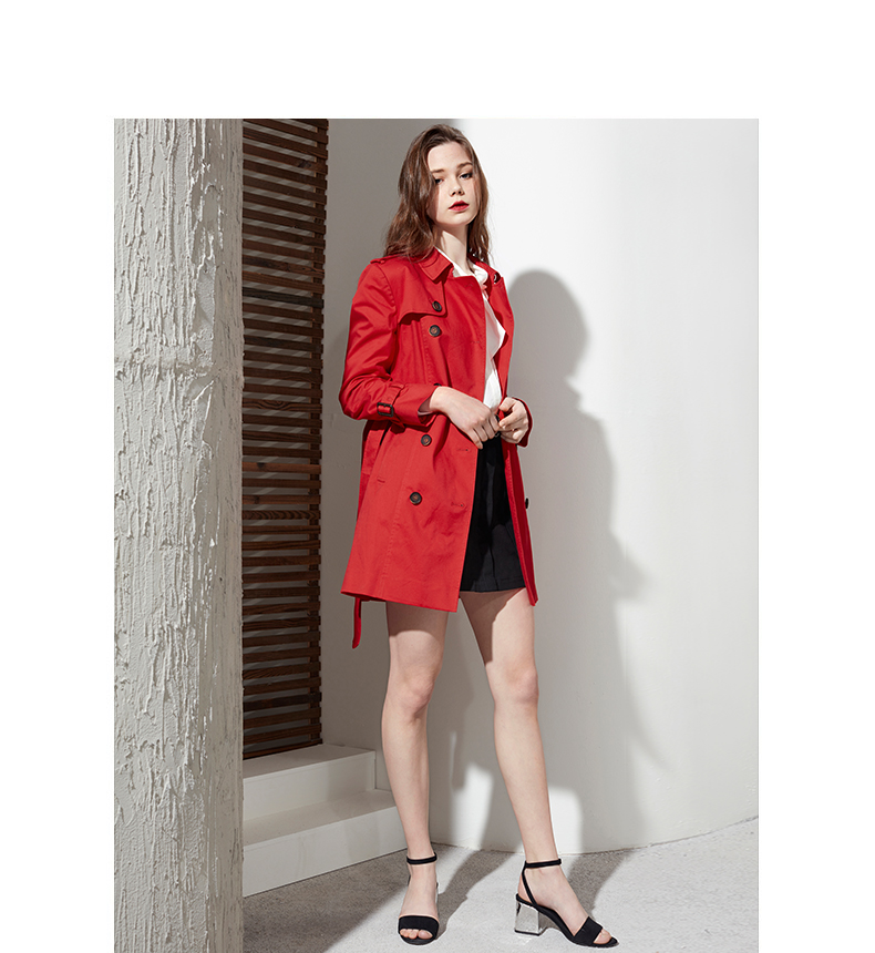 Trench pour femme  SEIFINI    en Coton - Ref 3226152 Image 15