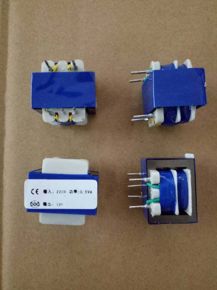 Transformer All copper EI type small black clip-on transformer EI24X13 0 5W 220V variable 18V 5-pin prince