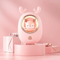 Розовый лось 【Трехногенный контроль температуры+маленький ночной свет】 изысканная упаковка