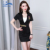 Đêm Hoa hậu Workwear Gói váy 2019 Autumn / Winter Beauty khí đầm Sauna Club Kỹ thuật viên Stake 