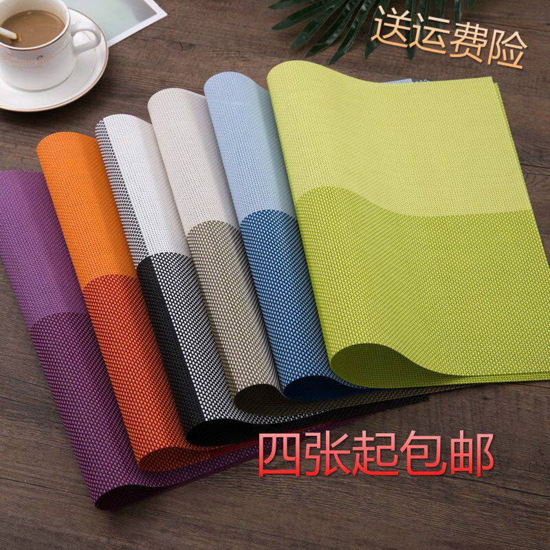 Nordic Dining Cloth Cushion Western Dining Cushion Anti-Burn Table Cushion Elementary School Kids Table Cloth Heat Insulation Mat PVC Waterproof Cushion Dining Cushion Dish Cushion