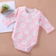 Quần áo trẻ em Xiêm dài tay cotton thiết kế túi bụng phù hợp với quần áo tam giác quần áo sơ sinh mùa thu và mùa đông nam nữ quần áo trẻ em bodysuit chất nỉ bông hàn quốc