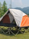 双人双层户外离地帐篷登山徒步露营自驾游帐篷防雨防晒防蚊野营帐