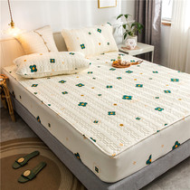 Pure cotton waterproof bed hat single piece Simmons mattress protective cover cotton padded bed cover all-inclusive sheets