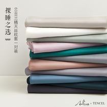 Pair 60 Tencel Pillow Case Summer Cool Single Pillow Case ins Nordic 48x74cm Solid Color Pillow Case