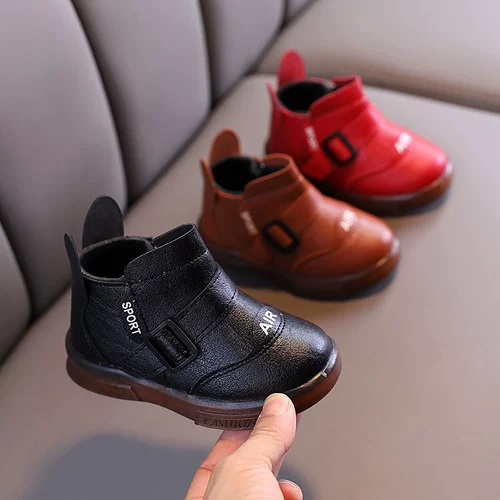 Bmw, Martens, детские демисезонные короткие сапоги для мальчиков, утепленные ботинки, мягкая подошва, 1-5 лет