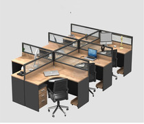 Qingdao office furniture simple screen staff station desk simple modern board two person desk desk