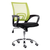 Qingdao office furniture fashion computer chair home Net cloth chair simple office swivel chair steel foot lifting staff chair