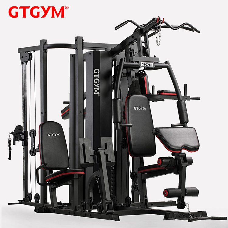 German Gothic GTGYM five-person station large-scale comprehensive strength training device multi-functional home gym exerciser