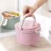 Lúa mì Bellflower Bento Hộp cơm trưa Lò vi sóng Hộp kín Bữa trưa Sinh viên Bento Hộp trái cây Hộp Salad - Hộp cơm điện sưởi ấm