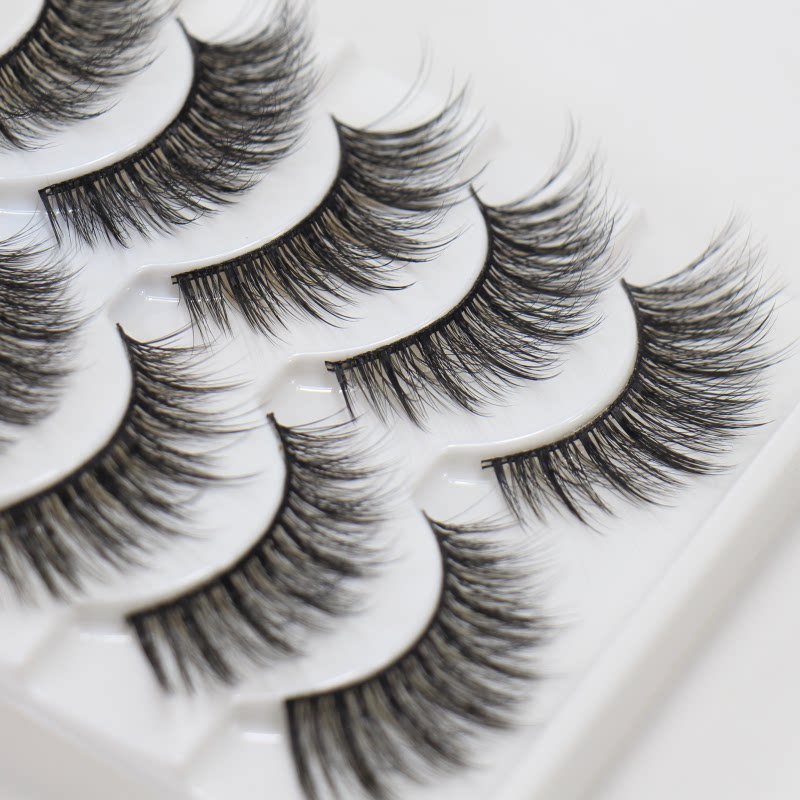 European and American makeup 3D stereo fake eyelashes exaggerate dense Barbie big eye stage night club in Europe and America wind