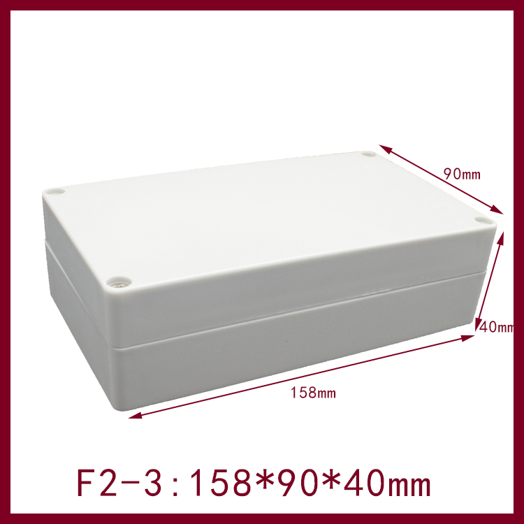 158*90*40mm electronic waterproof junction box F2-3 outdoor instrument box IP65 electrical sealing box