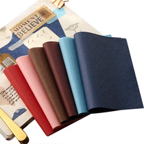 Misu hand account retro hand account Sydney paper base material background paper color solid color thin paper seal wrapping paper