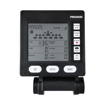 Fitness equipment accessories wind resistance rowing machine electronic watch fitness equipment display with bluetooth test count