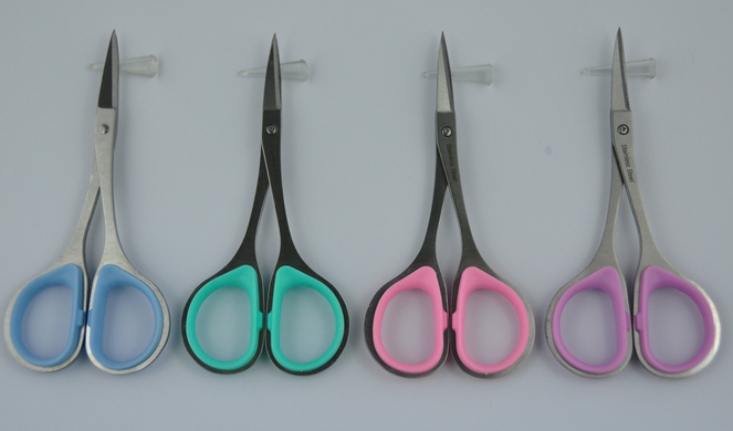 Taiwan Imported Handcrafted Tools New Delicate Mini Small Scissors Straight Head Elbow two-in-MS-040