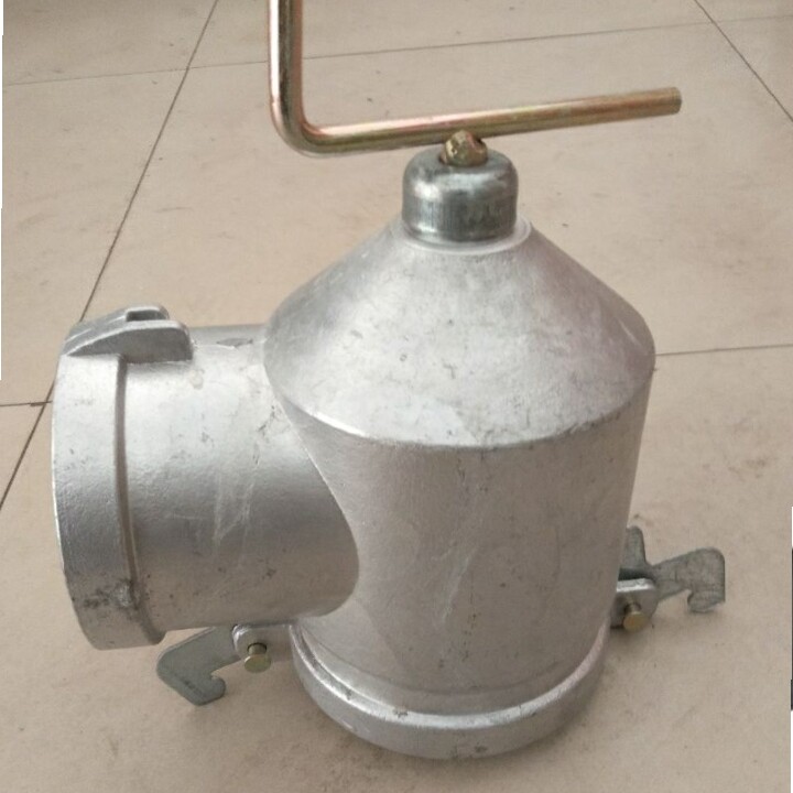 Factory direct sprinkler irrigation on the valve body farmland irrigation aluminum pipe fittings 125 variable 102 branch valve water outlet