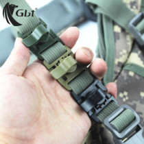 Outdoor Army Backpack Accessories swivel D-buckle D-type hanging buckle suitable for 25mm webbing Backpack Accessories