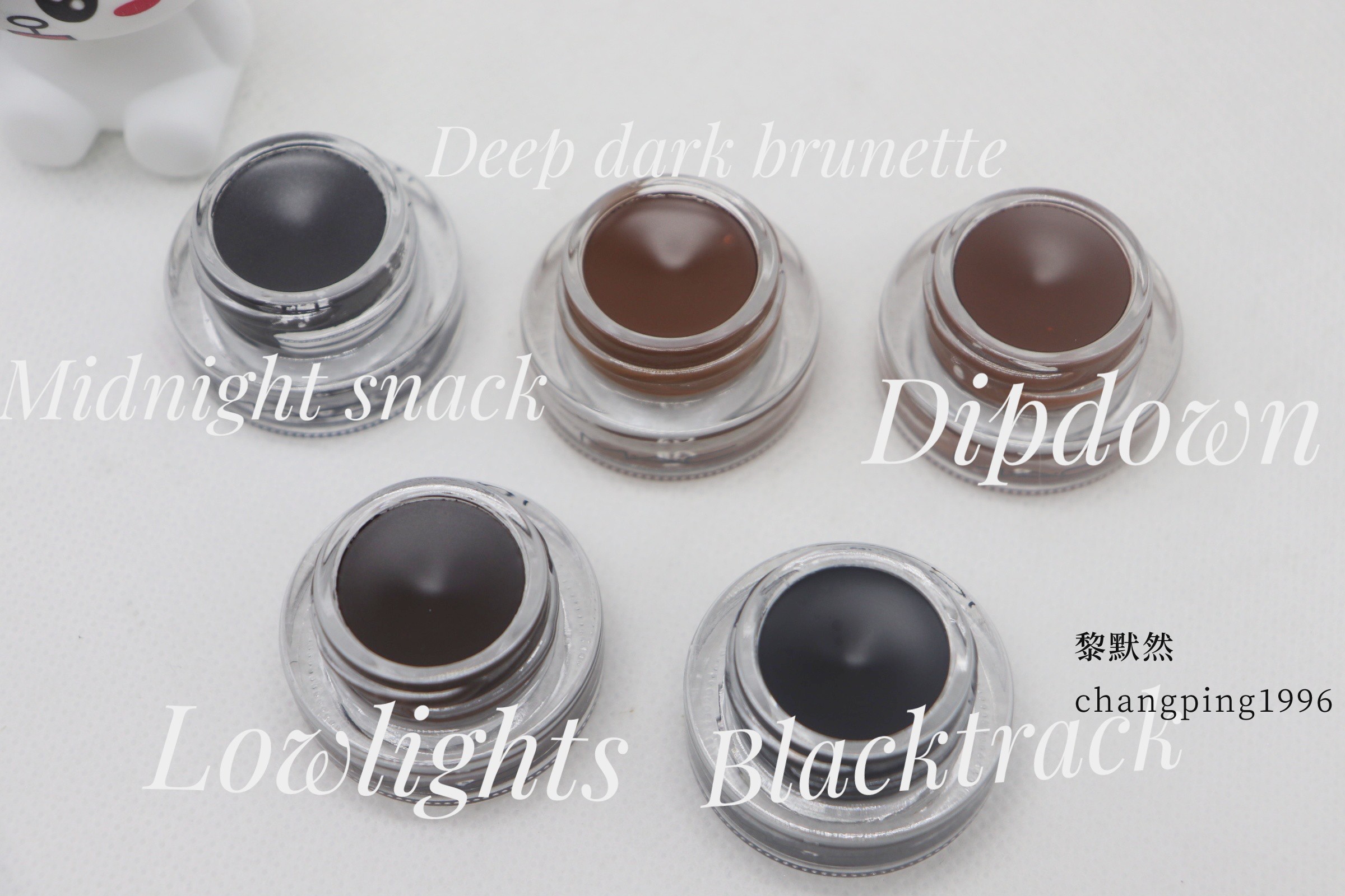 Spot Mac charm can dry and wet dual-use eyeliner glue Blacktrack Dipdown Lowlights