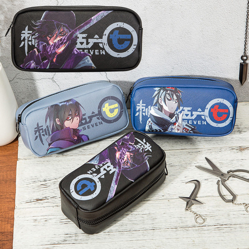 Animation Devil Knife, a thousand blade of Hanging Hangu Six or seven bags large capacity 567 cylindrical stationery box 13 boxes