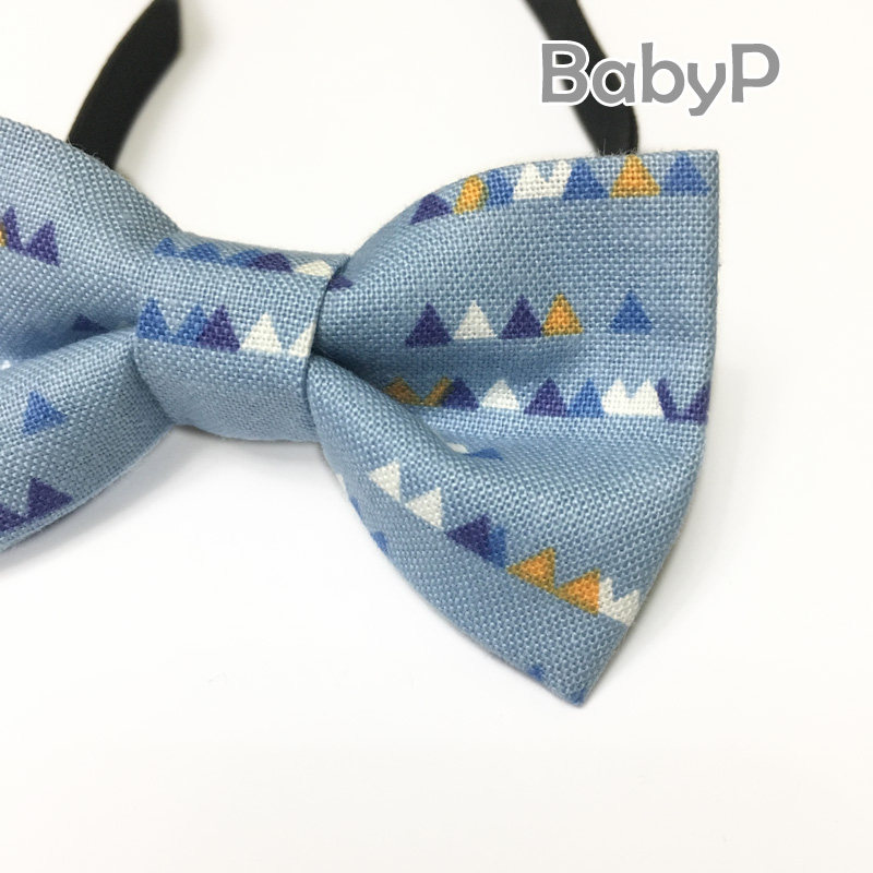 New BabyP Child Tonds Sky Blue Pure Cotton Geometric Printing Boys Baby Baby Little