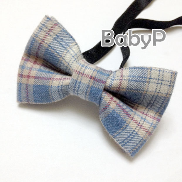 BabyP High-End Customized Scottish Blue Child Boy Boy Boy Boy Boy Butterfly Bow Butterfly