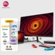 24 № 1K75 Гц, безграничный встроенный -в черно -белом интерфейсе HDMI+DP.