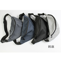 Waterproof running bag men and women Korean small chest bag leisure simple outdoor sports riding small bag mobile phone cash register bag