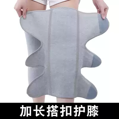 Long sticky buckle knee pads spring summer thin men and women old warm old cold legs air conditioning room knee cold four seasons