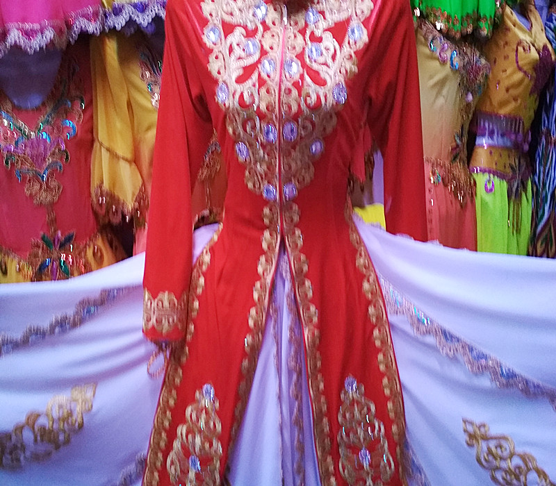 Xinjiang Uyghur characteristics of special dance costumes national stage costumes a variety of multi-color women's models