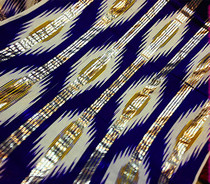 New Uzbek fabric Uzbek characteristic pure silk Adelais silk fabric width 65cm