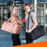 Спортивная сумка, спортивная сумка через плечо на одно плечо для йоги, портативная сумка для путешествий для тренировок с разделителями для плавания