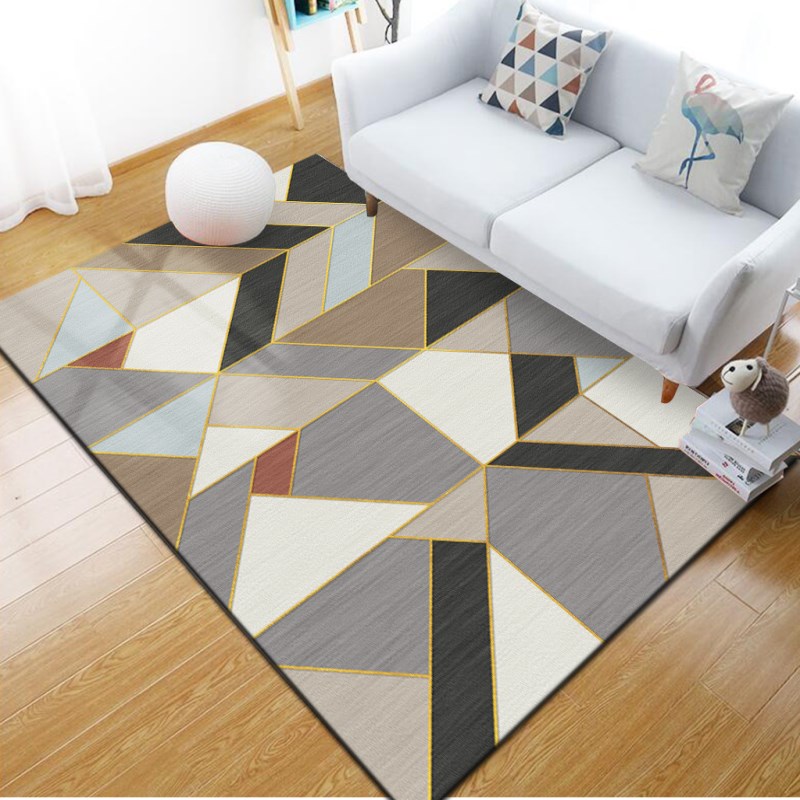 Phòng khách thảm sofa bàn cà phê chăn nhà lớn thảm phòng ngủ dễ thương phòng ngủ đầu giường mat đầy đủ có thể giặt - Thảm thảm nhà bếp